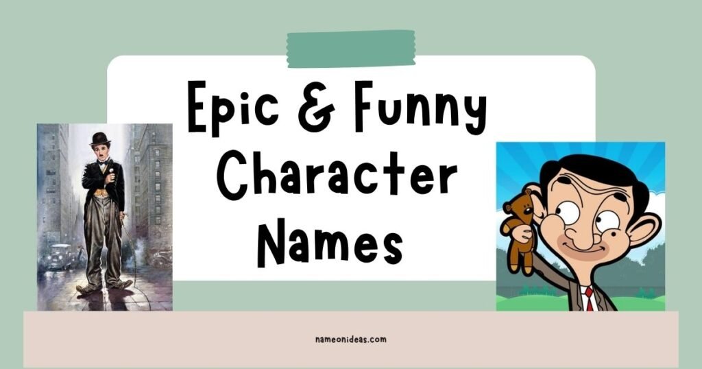 Epic & Funny Character Names to Use Right Now