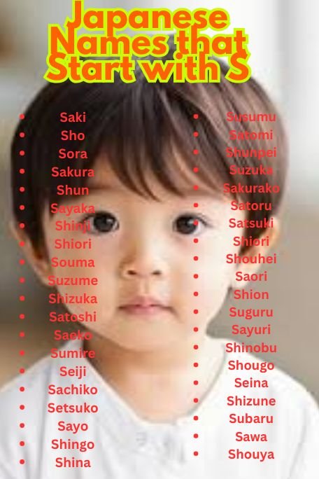 1000+ Modern to Rare Japanese Names that Start with S