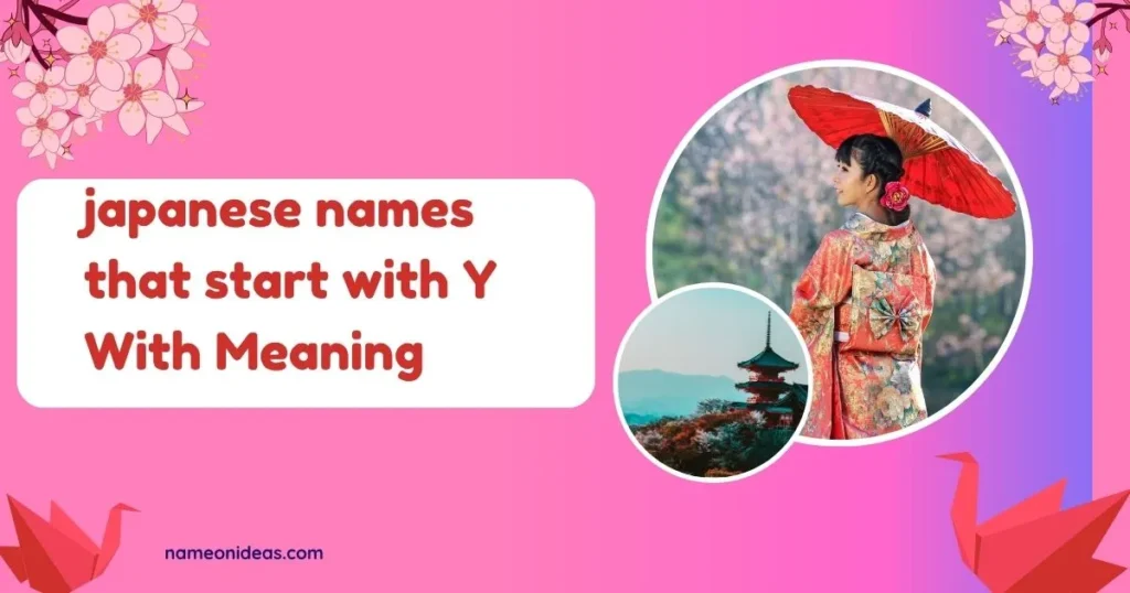 Japanese Names That Start With “Y” With Meanings