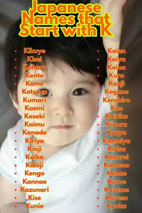 1200+ Unique Japanese Names That Start With K Trends