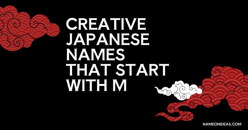 Creative Japanese Names That Start With M