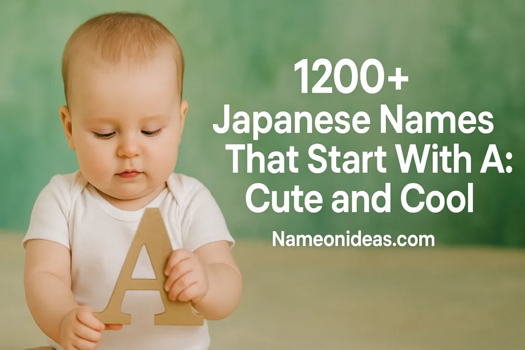 1200+ Japanese Names That Start With A: Cute and Cool