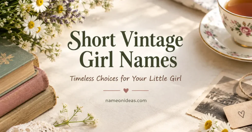 short vintage girl names